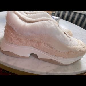 Katy Perry The Fuzz Faux Fur Sneakers NEW